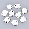 Natural Freshwater Shell Pendants SHEL-Q312-002-1