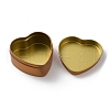 Tinplate Iron Heart Shaped Candle Tins CON-NH0001-02B-3