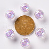 Transparent Acrylic Beads TACR-S152-15B-SS2114-3