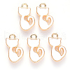 Alloy Enamel Charms X-ENAM-S121-032A-2