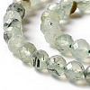 Natural Prehnite Beads Strands G-F717-11A-4