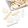 Brass Charms KK-TA0007-68-4