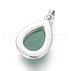 Natural Green Aventurine Pendants G-L512-C06-3