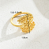 Brass Adjustable Finger Rings for Women ZV7017-1-2