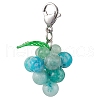 Grape Natural Hemimorphite Pendant Decoration HJEW-TA00293-04-1