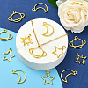 20Pcs 4 Style Alloy Open Back Bezel Pendants PALLOY-CJ0002-11-6