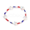 Glass Beads Stretch Bracelets for Women BJEW-TA00597-2