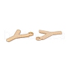 201 Stainless Steel Charms STAS-C021-06G-Y-2