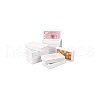 Cardboard Drawer Gift Storage Boxes with Clear Cover CON-WH0092-72C-01-8
