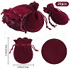 Beebeecraft 20Pcs Gourd Velvet Drawstring Bags TP-BBC0001-07A-05-2