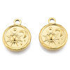 Ion Plating(IP) 201 Stainless Steel Pendants STAS-N098-182LG-3