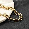 304 Stainless Steel Figaro Chains Bracelets for Men Women BJEW-R021-07G-3