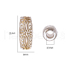Plating Transparent Acrylic Beads PACR-YW0001-05-3