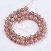 Natural Sunstone Beads Strands G-J157-10mm-07-4