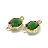 Transparent K9 Glass Connector Charms GLAA-A005-10G-02-2