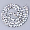 Electroplate Glass Beads Strands X-EGLA-S176-08A-A01-2