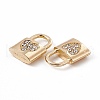 Alloy Crystal Rhinestone Pendants X-ALRI-K049-03B-3