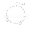 Teardrop Alloy Ring Link Chain Waist Belly Chains for Women FS-WG8F6BA-01-4