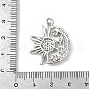 Brass Micro Pave Cubic Zirconia Pendants KK-R230-10P-3