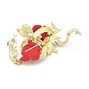 Alloy Crystal Rhinestone Brooches JEWB-C041-03G-2