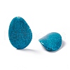 Crackle Opaque Acrylic Beads OACR-C006-48-2