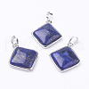 Natural Lapis Lazuli Pendants G-E420-05P-2
