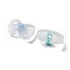 Frosted Transparent Acrylic Beads OACR-A032-20-2