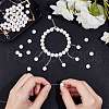 ARRICRAFT Frosted Round Natural Magnesite Beads Strands G-AR0003-23-3