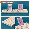 Wood Earring Display Card Holders ODIS-WH0070-09A-5