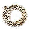 Electroplated Synthetic Non-magnetic Hematite Beads Strands G-L613-Z01-02F-2