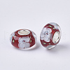 Handmade Lampwork European Beads LAMP-S193-004D-2