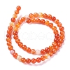 Natural Striped Agate/Banded Agate Beads Strands X-G-G582-8mm-62-2