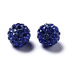 Mixed Color Polymer Clay Grade A Crystal Rhinestone Pave Disco Ball Beads X-RB-H258-10MM-M-2