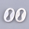 Acrylic Imitation Pearl Linking Rings OACR-S024-44-2