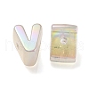 Opaque Rainbow Iridescent Acrylic Beads OACR-P010-22C-3