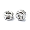Non-Tarnish 304 Stainless Steel European Beads STAS-Z066-03P-1