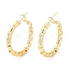 Punk Style Brass Hoop Earrings EJEW-A102-04G-1