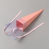 Triangle Paper Single Rose Wrapping Boxes for Bouquet ABAG-WH20005-04B-2
