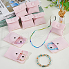 FIBLOOM 24Pcs Square Velvet Jewelry Bags TP-FI0001-02C-5