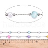 Handmade ABS Plastic Imitation Pearl & Shell Chains CHS-T006-24P-3
