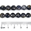 Natural Iolite Beads Strands G-C127-A05-05-4