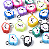 Handmade Polymer Clay Charms CLAY-N006-37B-01-1