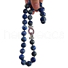 12mm Round Natural Lapis Lazuli Beaded Necklaces FS-WG85822-01-5