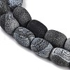 Natural Weathered Agate Beads Strands G-NH0047-B09-02-4
