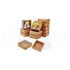 Square Paper Biscuit Boxes with Clear PVC Window CON-WH0098-16A-03-7