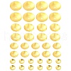 400Pcs 4 Styles Iron Bead Cones IFIN-YW0003-14-3