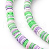 Handmade Polymer Clay Beads Strands CLAY-R089-6mm-T02B-47-6