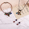 48Pcs 12 Colors Alloy Rhinestone Charms FIND-TA0001-36B-8