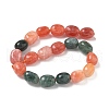 Dyed Natural Malaysia Jade Beads Strands G-P528-I08-01-4