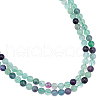 ARRICRAFT Natural Rainbow Fluorite Bead Strands G-AR0002-07-1